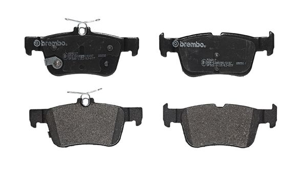 BREMBO Bremsbelagsatz, Scheibenbremse (P 24 217)