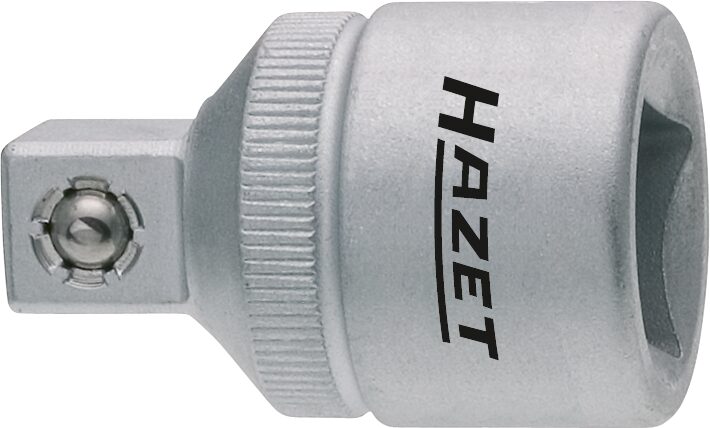HAZET Reduzierstück 958-2 ∙ Vierkant12,5 mm (1/2 Zoll) ∙ Vierkant 10 mm (3/8 Zoll)