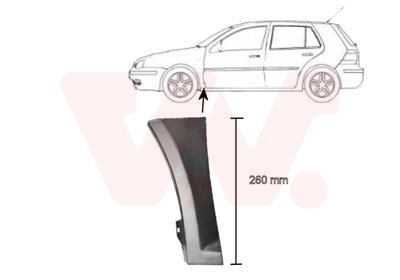 VAN WEZEL Kotflügel (5888155)