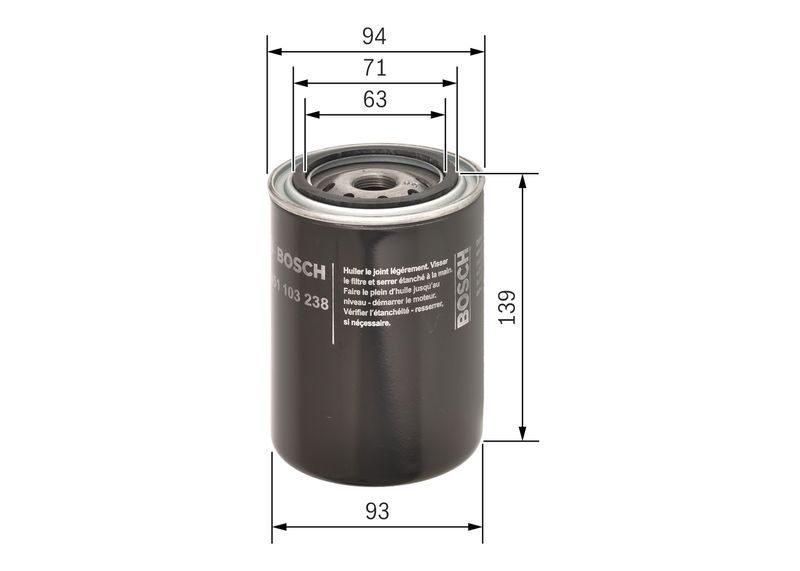 BOSCH Ölfilter (0 451 103 238) BOSCH Ölfilter (0 451 103 238)