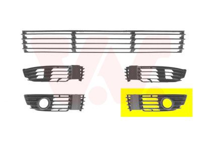 VAN WEZEL Lüftungsgitter, Stoßfänger (5837593) Thumbnail
