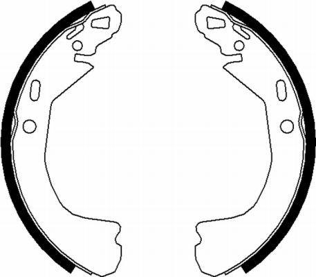 TEXTAR Bremsbackensatz (91075100)