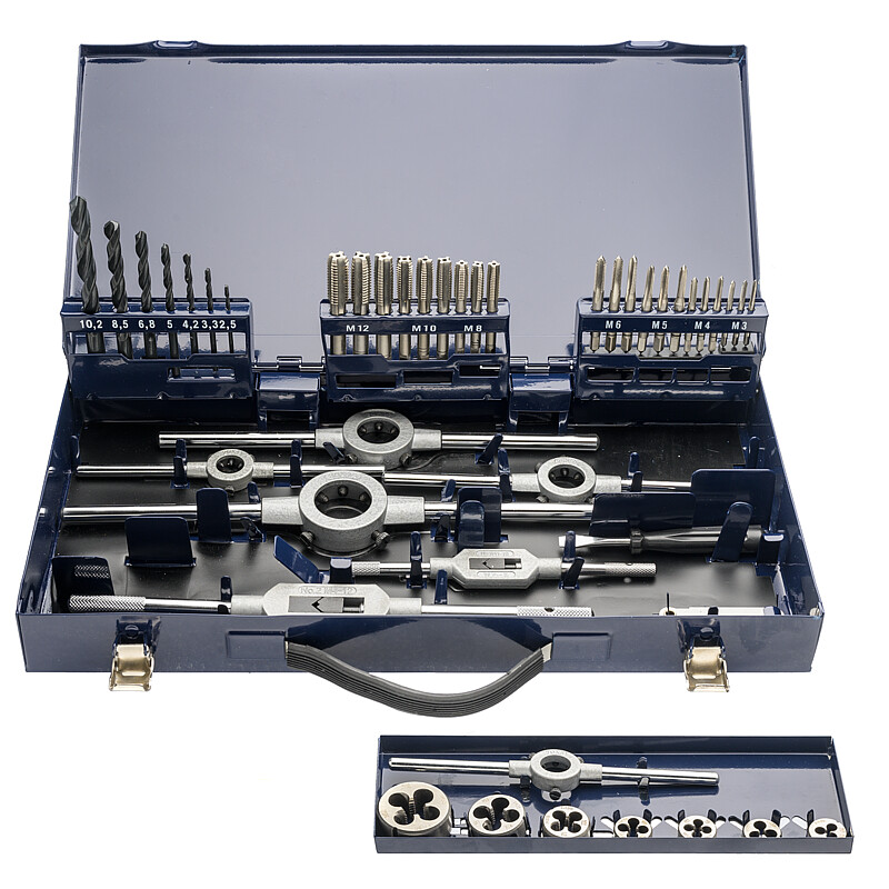 GEWINDESCHNEIDESATZ-SORT. 43-TLG. DIN312 (8639-02) | NORMFEST