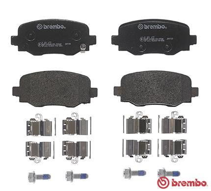 BREMBO Bremsbelagsatz, Scheibenbremse (P 23 177)