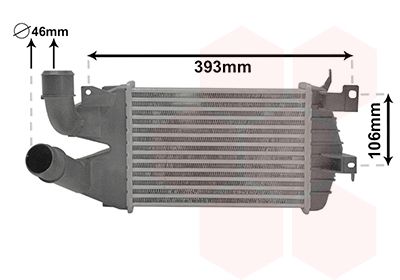 VAN WEZEL Ladeluftkühler (37004584) Thumbnail