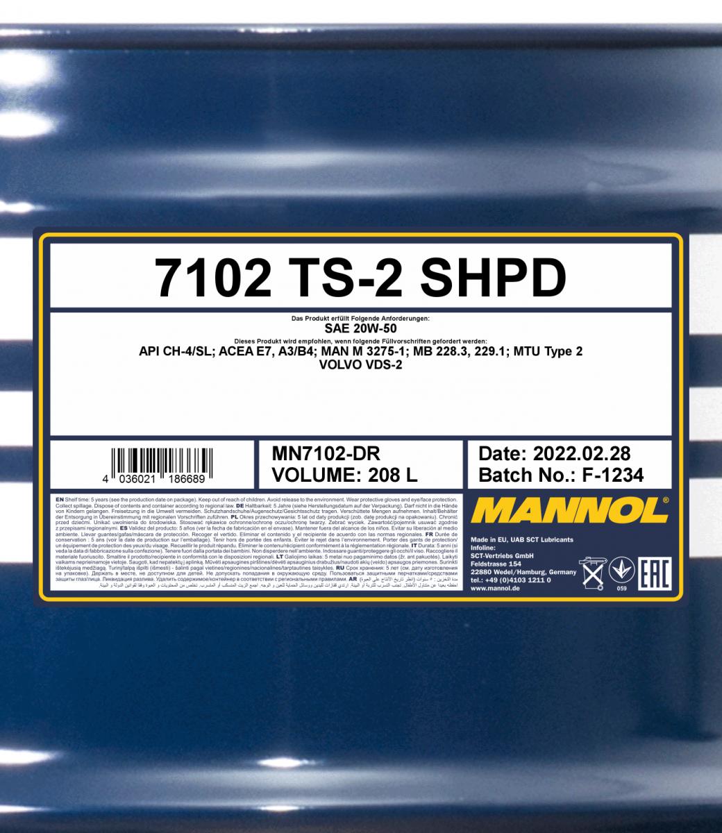 MN TS-2 20W-50 SHPD