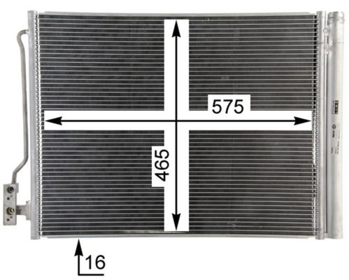 MAHLE Kondensator, Klimaanlage (AC 667 000P)