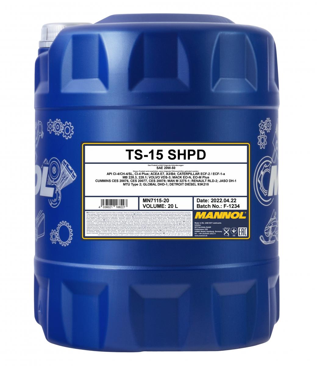 MN TS-15 20W-50 SHPD