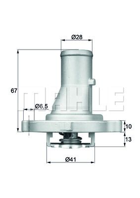 MAHLE Thermostat, Kühlmittel (TI 68 87D) Thumbnail