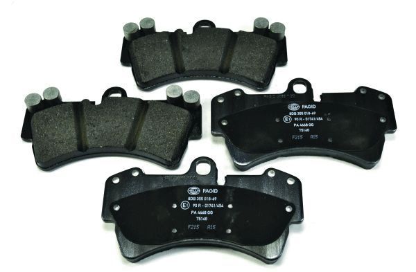 HELLA Bremsbelagsatz, Scheibenbremse (8DB 355 018-691) HELLA Bremsbelagsatz, Scheibenbremse (8DB 355 018-691)