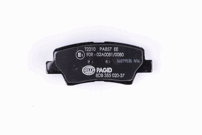 HELLA PAGID Bremsbelagsatz, Scheibenbremse (8DB 355 020-371)