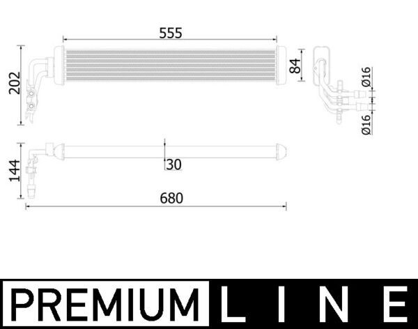 MAHLE Ölkühler, Automatikgetriebe (CLC 223 000P) 4057635128384 CLC 223 000P