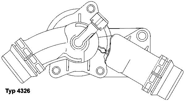 BorgWarner (Wahler) Thermostat, Kühlmittel (4326.97D) BorgWarner (Wahler) Thermostat, Kühlmittel (4326.97D)