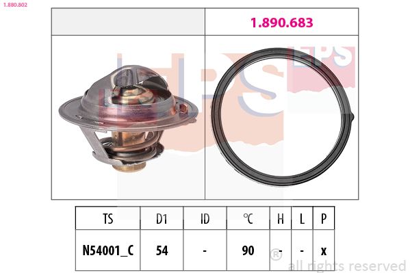 EPS Thermostat, Kühlmittel (1.880.802) Thumbnail