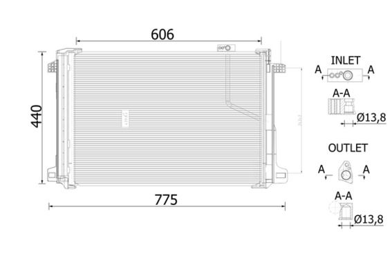 MAHLE Kondensator, Klimaanlage (AC 786 000S) MAHLE Kondensator, Klimaanlage (AC 786 000S)
