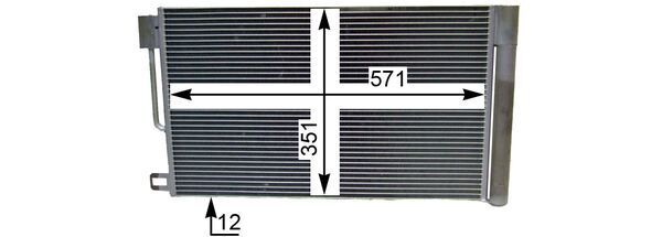 MAHLE Kondensator, Klimaanlage (AC 367 000P)