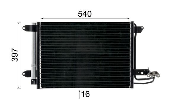 MAHLE Kondensator, Klimaanlage (AC 324 000S)