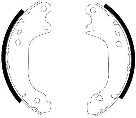 TEXTAR Bremsbackensatz (91031100)