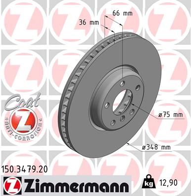ZIMMERMANN Bremsscheibe (150.3479.20)