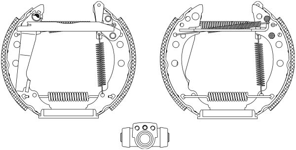 TEXTAR Bremsbackensatz (84018200)