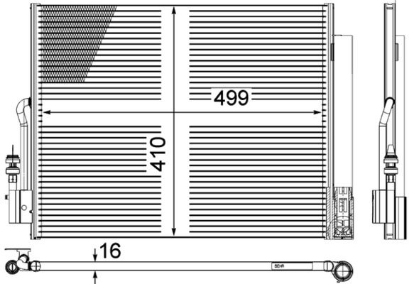 MAHLE Kondensator, Klimaanlage (AC 596 000P)
