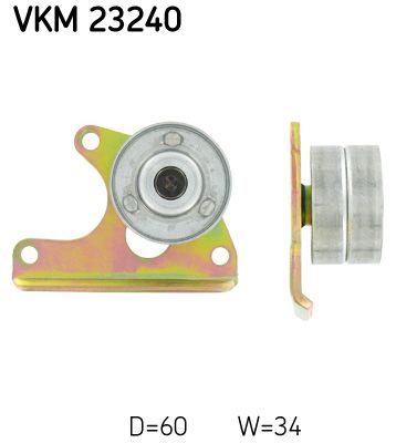 SKF Umlenk-/Führungsrolle, Zahnriemen (VKM 23240)