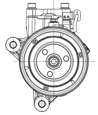 MAHLE Kompressor, Klimaanlage (ACP 596 000S) MAHLE Kompressor, Klimaanlage (ACP 596 000S)
