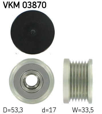 SKF Generatorfreilauf (VKM 03870)