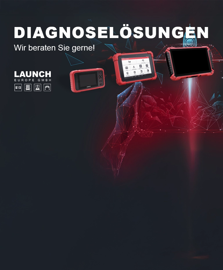 Launch Diagnosegeräte Drei Launch Diagnosegeräte in unterschiedlicher Ausführung