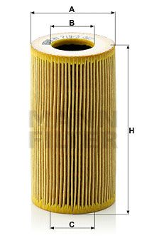 MANN-FILTER Ölfilter (HU 719/5 x) Thumbnail