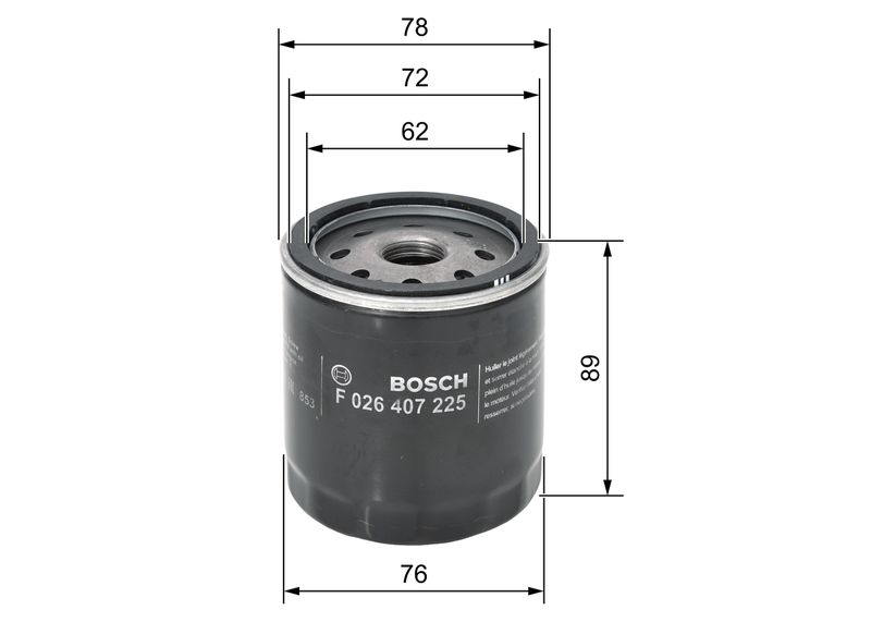 BOSCH Ölfilter (F 026 407 225) BOSCH Ölfilter (F 026 407 225)