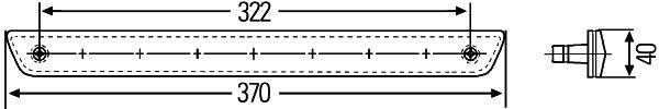 HELLA Zusatzbremsleuchte (2DA 008 136-011)