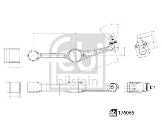 FEBI BILSTEIN Lenker, Radaufhängung (176066)