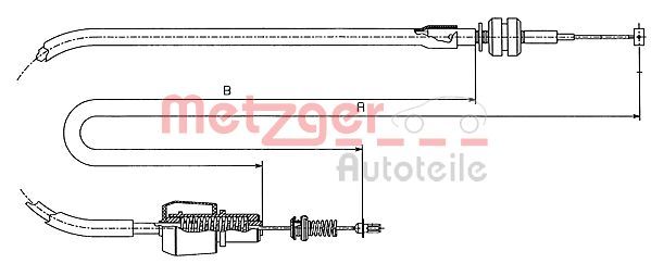 METZGER Gaszug (11.1247) 4250032404628 11.1247