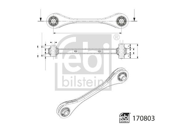 FEBI BILSTEIN Lenker, Radaufhängung (170803)