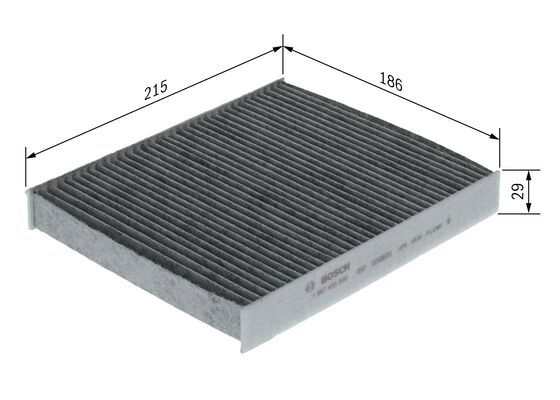 BOSCH Filter, Innenraumluft (1 987 435 590) BOSCH Filter, Innenraumluft (1 987 435 590)