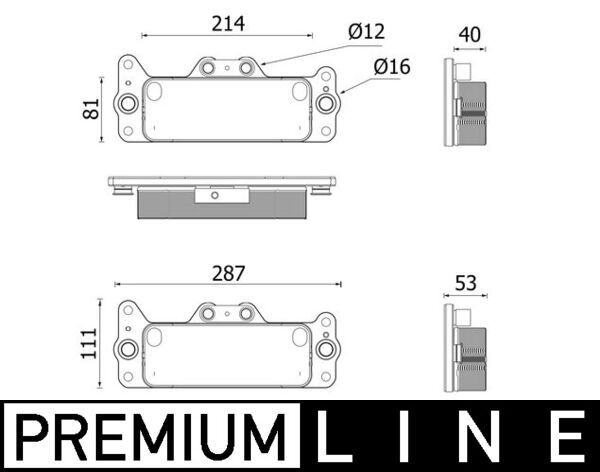 MAHLE Ölkühler, Automatikgetriebe (CLC 222 000P)
