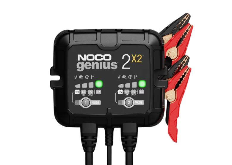 NOCO | 4A 2-Bank Battery Charger | GENIUS2X2
