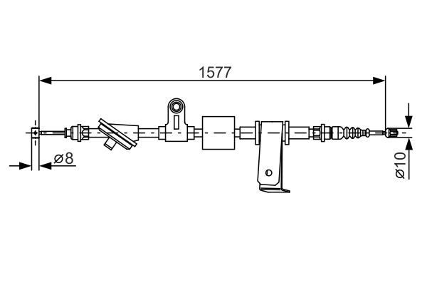 BOSCH Seilzug, Feststellbremse (1 987 482 286) Thumbnail