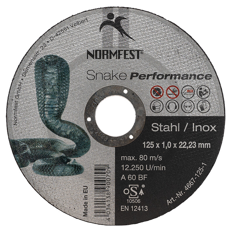 SNAKE PERFORMANCE 125x1,0x22,2  V30 (4667-125-1) | NORMFEST SNAKE PERFORMANCE 125x1,0x22,2  V30 (4667-125-1) | NORMFEST