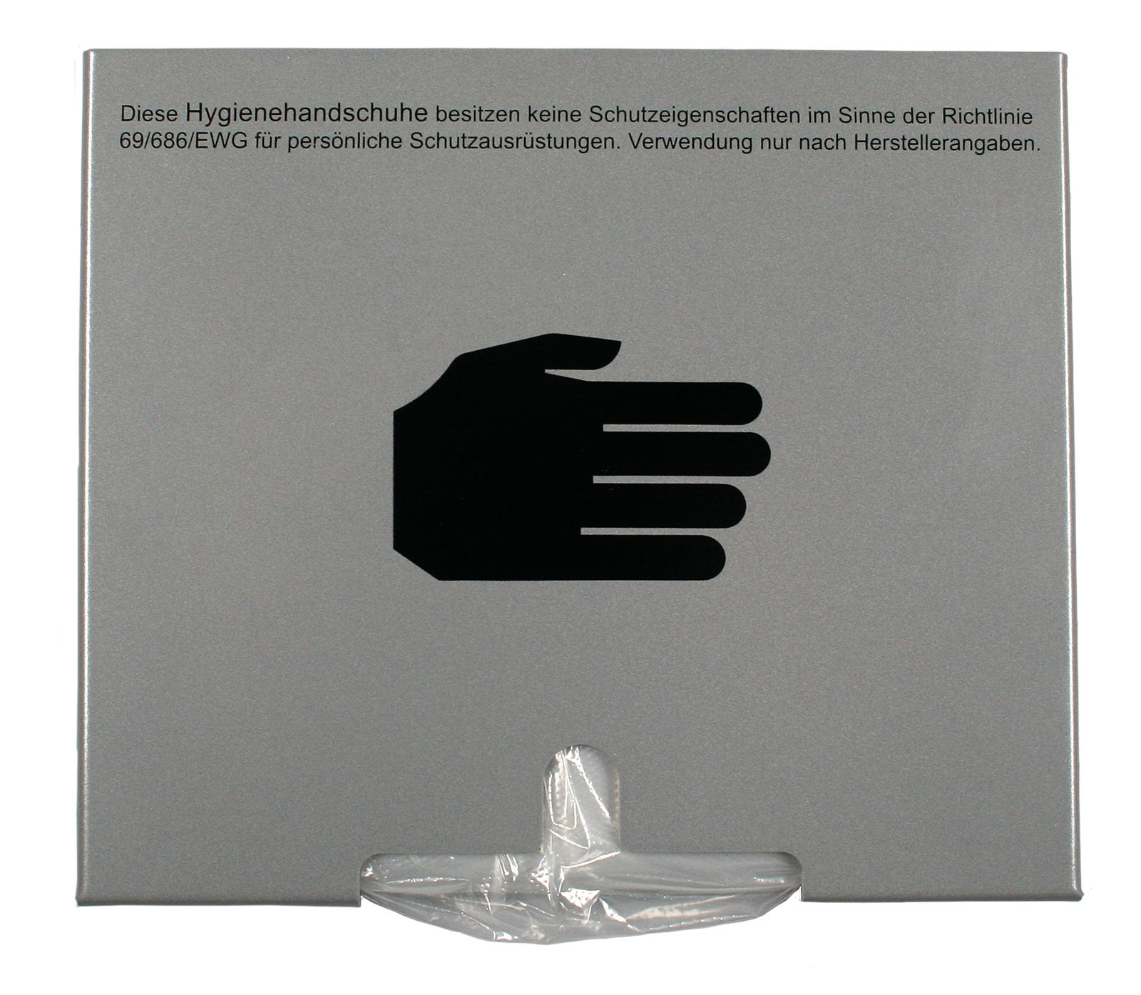 Handschuhspender Entnahme unten mittige Öffnung