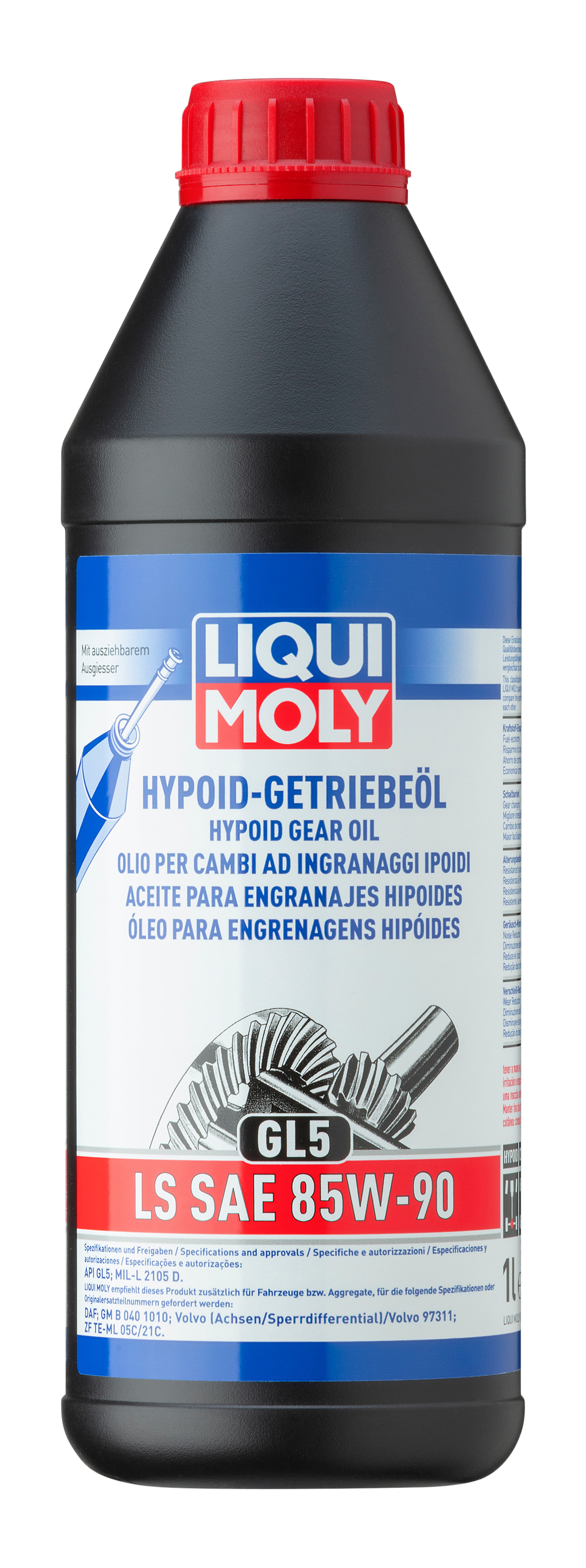 LIQUI MOLY Hypoid-Getriebeöl (GL5) LS SAE 85W-90, 1 l (1410)
