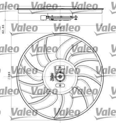 VALEO Lüfter, Motorkühlung (696350)