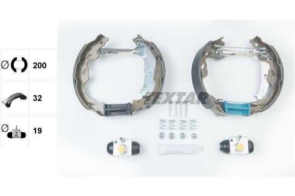 TEXTAR Bremsbackensatz (84064502)