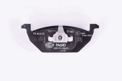 HELLA Bremsbelagsatz, Scheibenbremse (8DB 355 008-551)