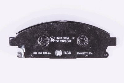HELLA Bremsbelagsatz, Scheibenbremse (8DB 355 009-661)