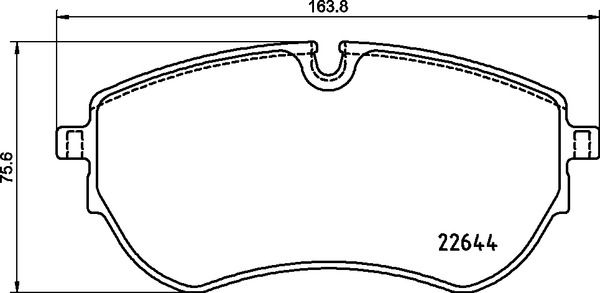 BREMBO Bremsbelagsatz, Scheibenbremse (P 85 173)