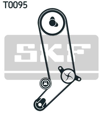 SKF Zahnriemensatz (VKMA 01265)