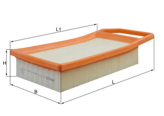 KNECHT Luftfilter (LX 1619)