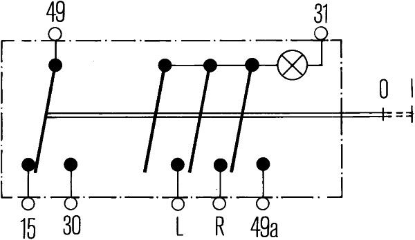 HELLA Warnblinkschalter (6HF 001 579-052)